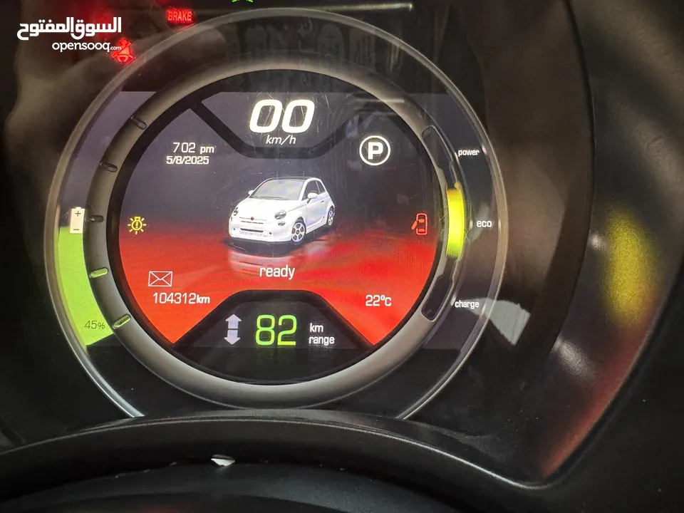 فيات 500e كهرباء كامل موديل 2015 لون اسود
