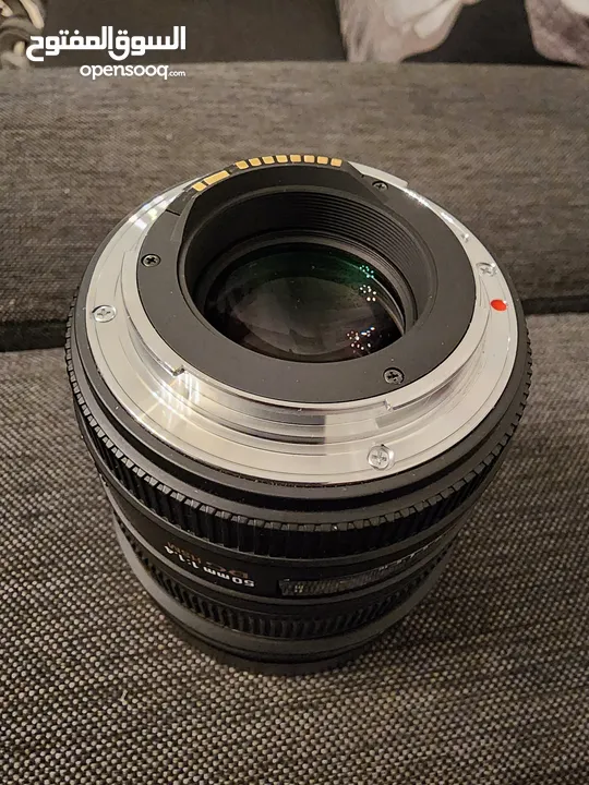 SIGMA LENS 50MM F/1.4 FOR CANON