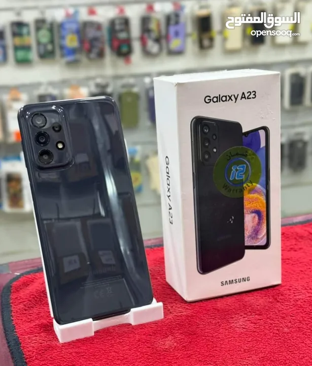 اخو الجديد Samsung A23 رام 12 جيجا 128 أغراضة والكرتونه الأصلية متوفر توصيل وهدية