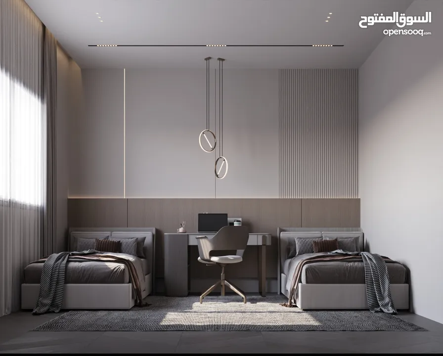 اخير مع روف شركة حسام الجمزاوي للإسكان مساحه 180 داخلي و روف 40 متر ترس 100 متر اطلالة