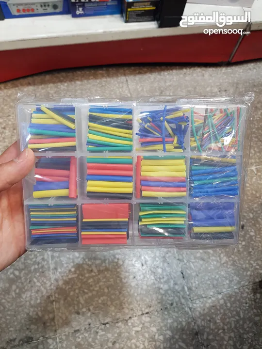 هيت شرنك Heat shrink  متوفر 560 قطعة أو 320 قطعة بسعر 5 و 3 دنانير