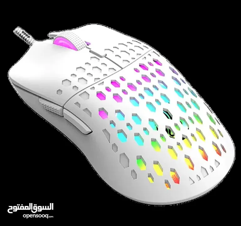 فأرة الألعاب المضيئة G701 بأسلاك وإضاءة RGB