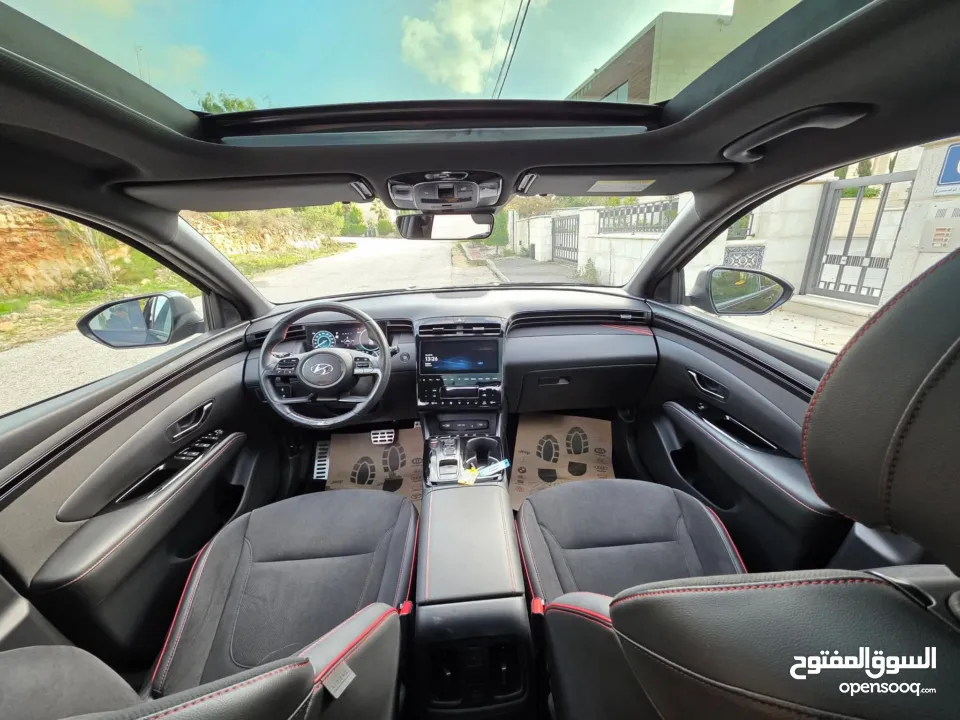 هنداي توسان ان لاين هايبرد بلج ان . 4×4 2023 ترخيص 2022