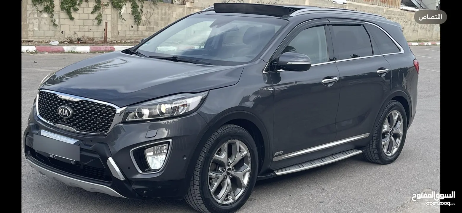 كيا سورنتو فل مسكر دفع رباعي فحص نخب ولا غرام بويه ترخيص تامين شامل سنه عداد 132 اصلي