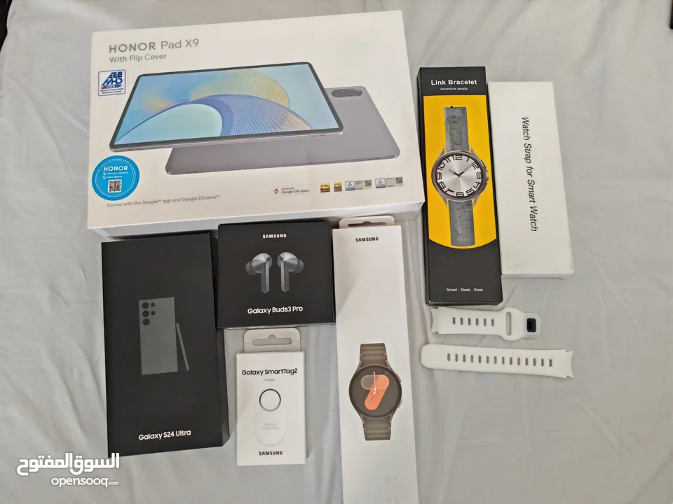 Samsung Galaxy s24 Ultra + Watch + Buds 3 pro + More...