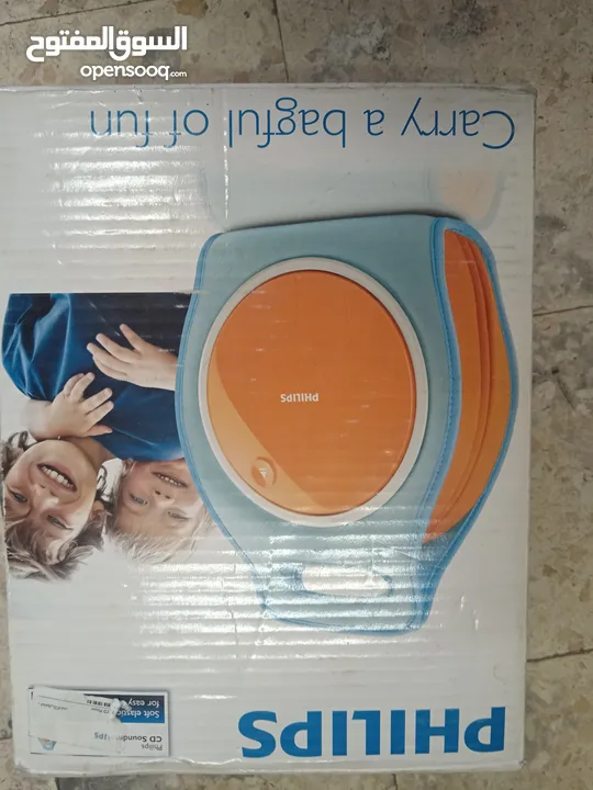 جهاز كاريوكي محمول سوبر ساوند من ماركة فيلبس ، مكبر صوت، مشغل cd و aux  و mp3 link ...