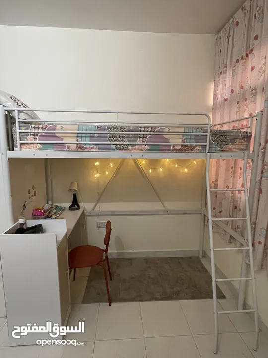 Bunk bed with mattress never used