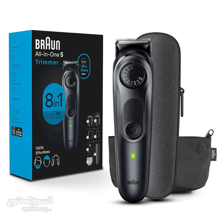 ماكنة حلاقه براون الجديده Braun Series 5 , 8-in-1