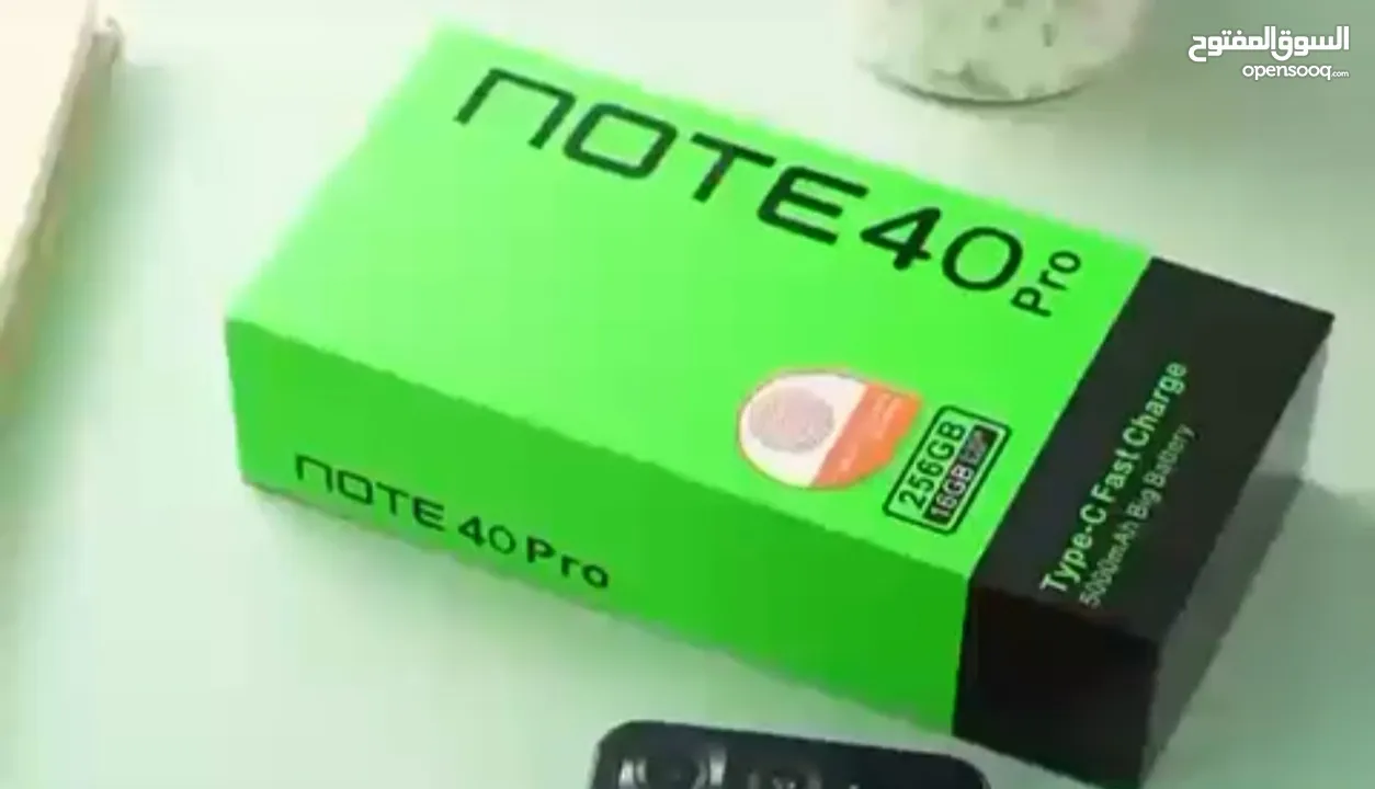 جوال Note 40 Pro مستعمل اقل من يوم لغرض التجريب