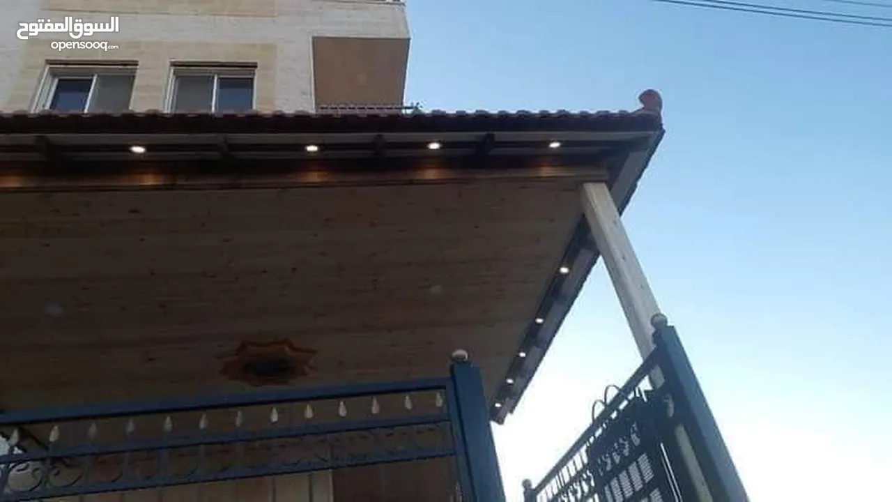 تفصيل وتركيب معرشات خشب براجولات مع اشرعه