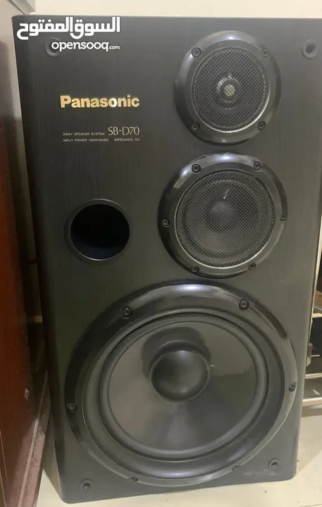 Panasonic audio system made in Japan