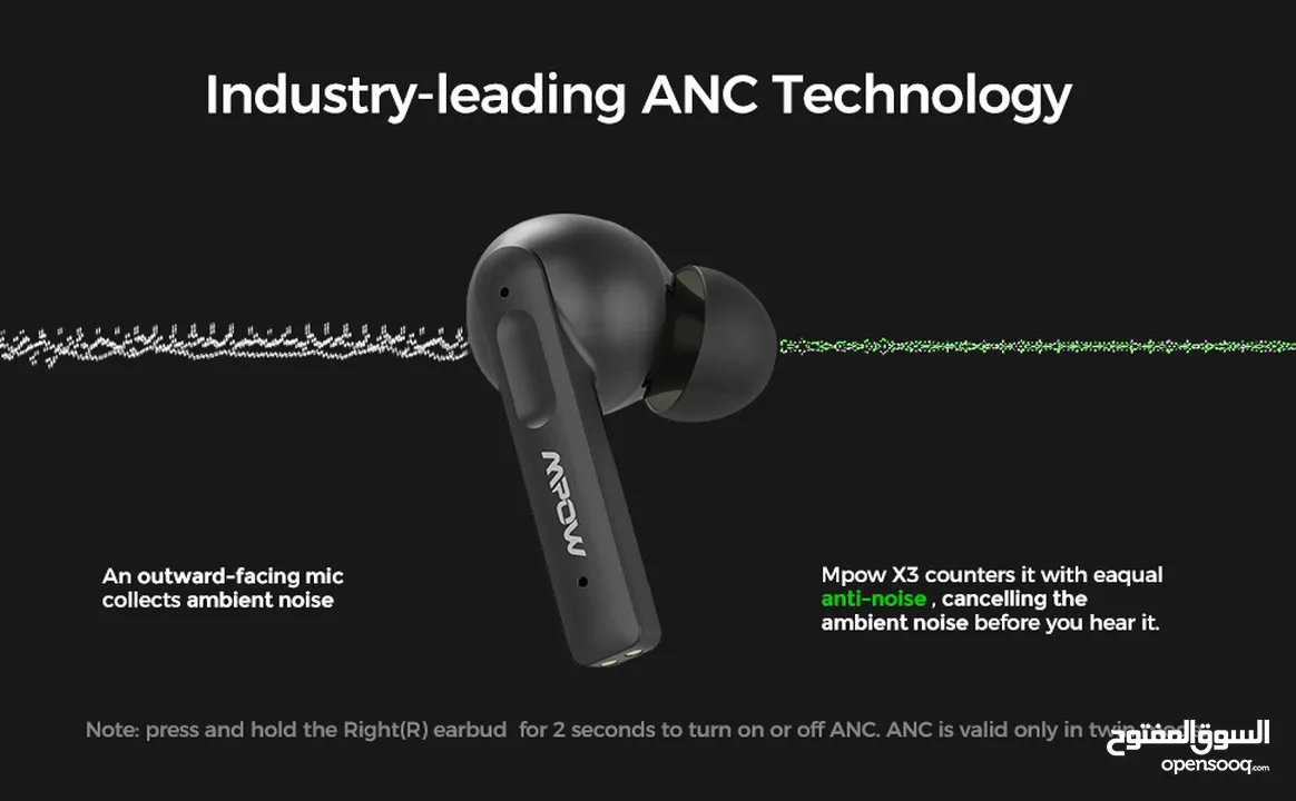Mpow wireless earbuds X3 ANC