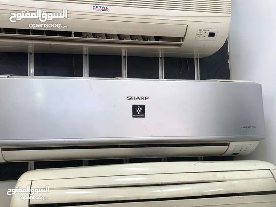 مكيفات  عادي (روتري) طن 1 طن 1.5 طن 2 طن مستعمل بحالة الوكاله  من كوخ الاسكيمو للتكييف والتبريد