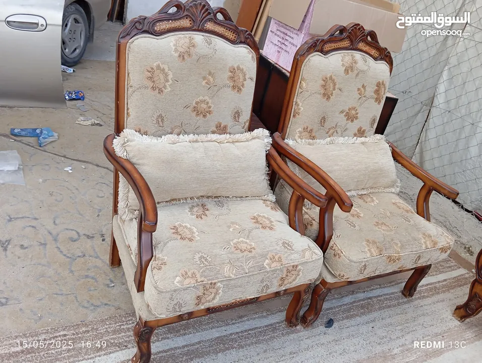 طقم كنب زان ايطالي اربسك