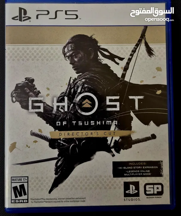 سيديات بلايستيشن 5 بحالة الوكالة العاب ممتازة  ghost ps5 sniper ps5 crash ps5 ......................