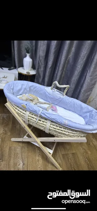 سلة موسى ماركة mothercare مستخدمه نظيفه