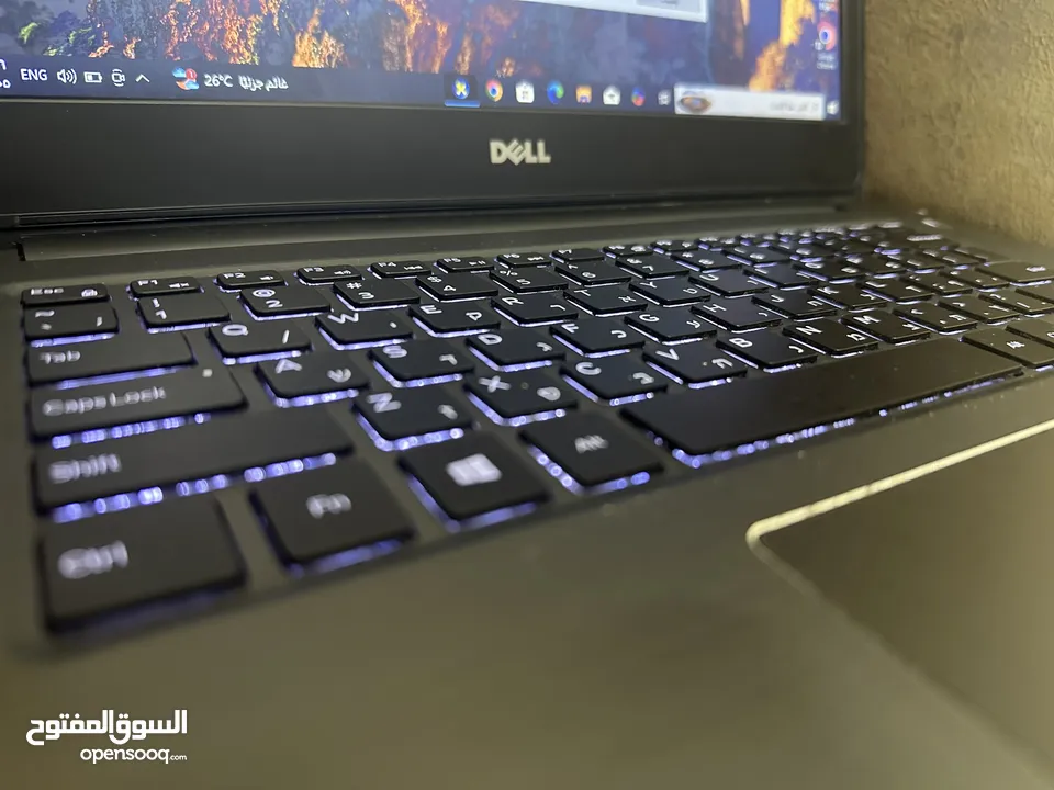 لابتوب dell i5 جيل سابع رام 8 كيبورد مضيء سعرر حرررق