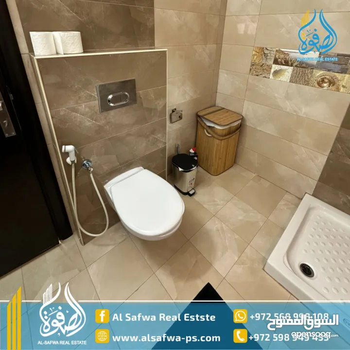 شقه مميزه للايجار المصايون قرب البنك العربي باطلاله جميله ومشمسه من كل الجهات