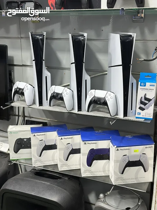 PlayStation 5 slim  مع يد 2