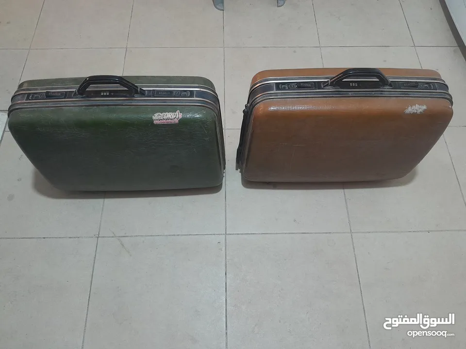 حقائب سفر عدد2للبيع نوع دبلوماسي القديم صنع تايواني اصلي