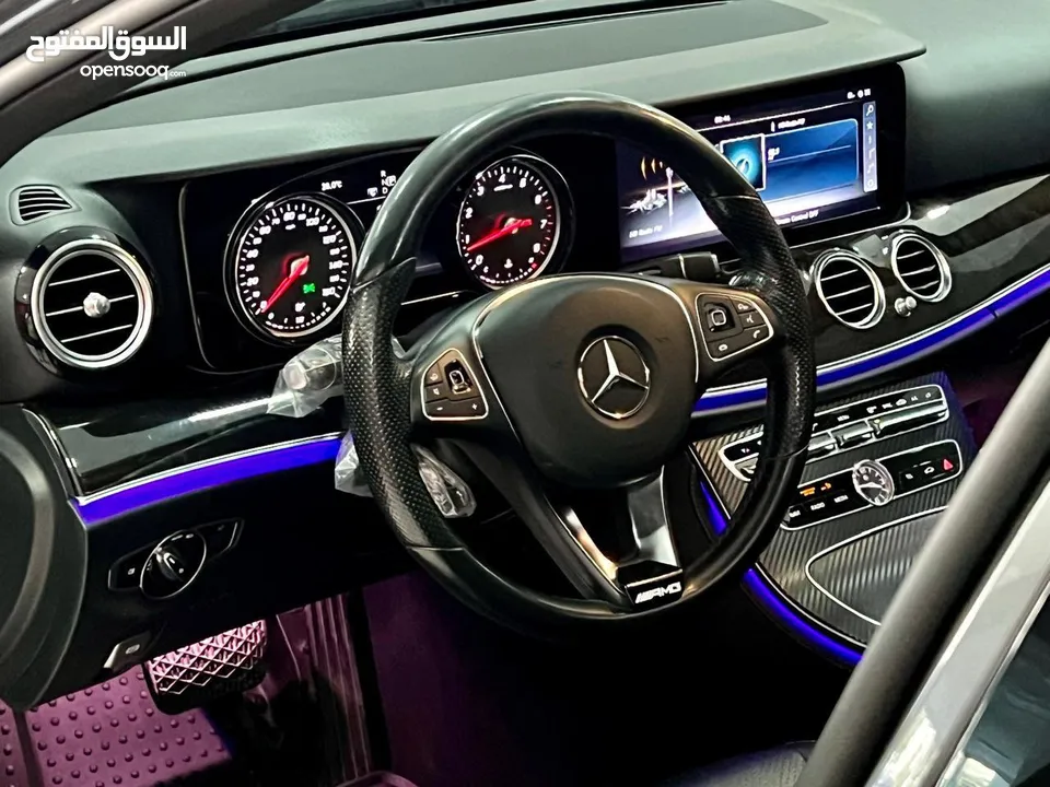 Mercedes Benz E300 2017 AMG Kit Night package مميزة جداً