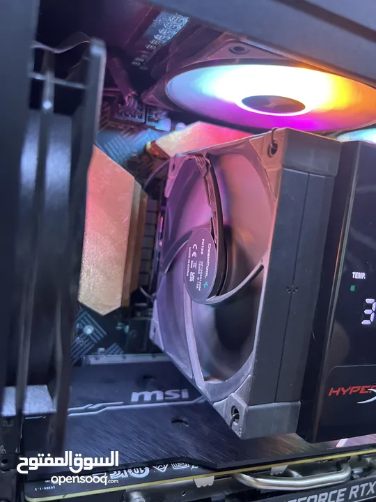 مبرد معالج هوائي مع شاشة رقمية deep cool   ag400 digital