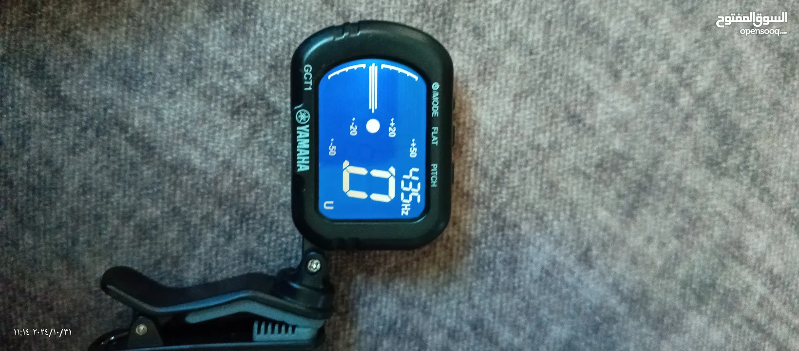 YAMAHA GCT1 Clip on Chromatic Tuner Black - Open Box.