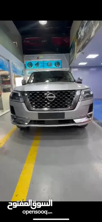 Nissan Armada 2019 محول Nissan patrol 2023 platinum بحالة الوكالة