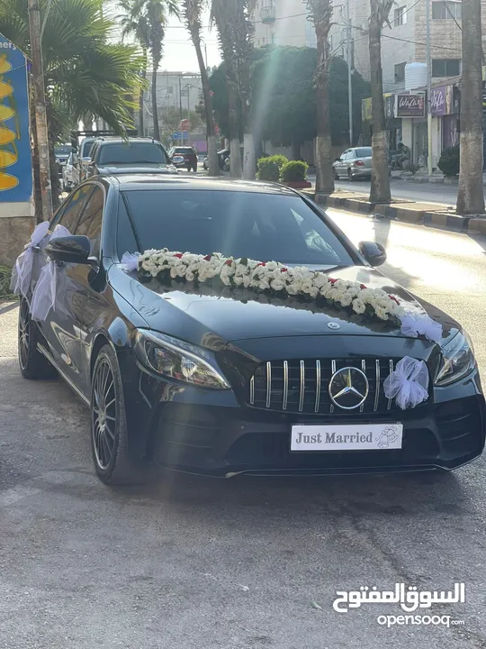 Mercedes C200 2019 (أحمد الشرمان) لتأجير سيارات الأعراس