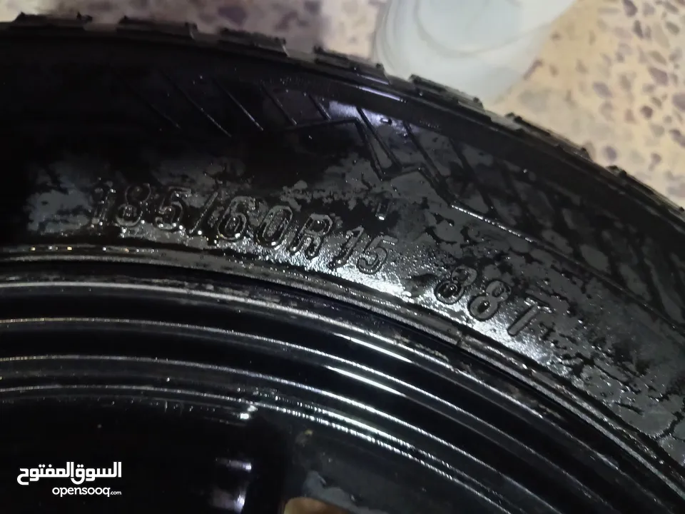 للبيع جنط 15 5 براغي كاوشك جديد بحبرو حبه وحده