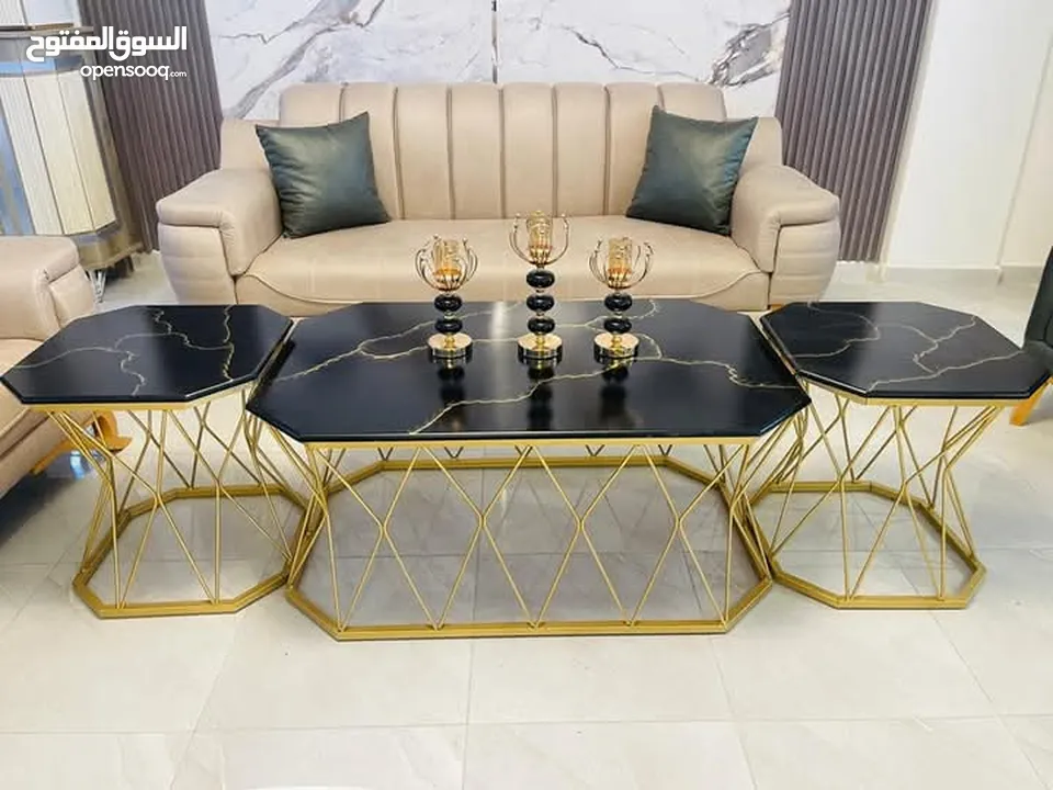 طقم طربيزات اجمل الموديلات الملوكية اقل الاسعار طاولة وسط طاولة شاشة اطقم طربيزات