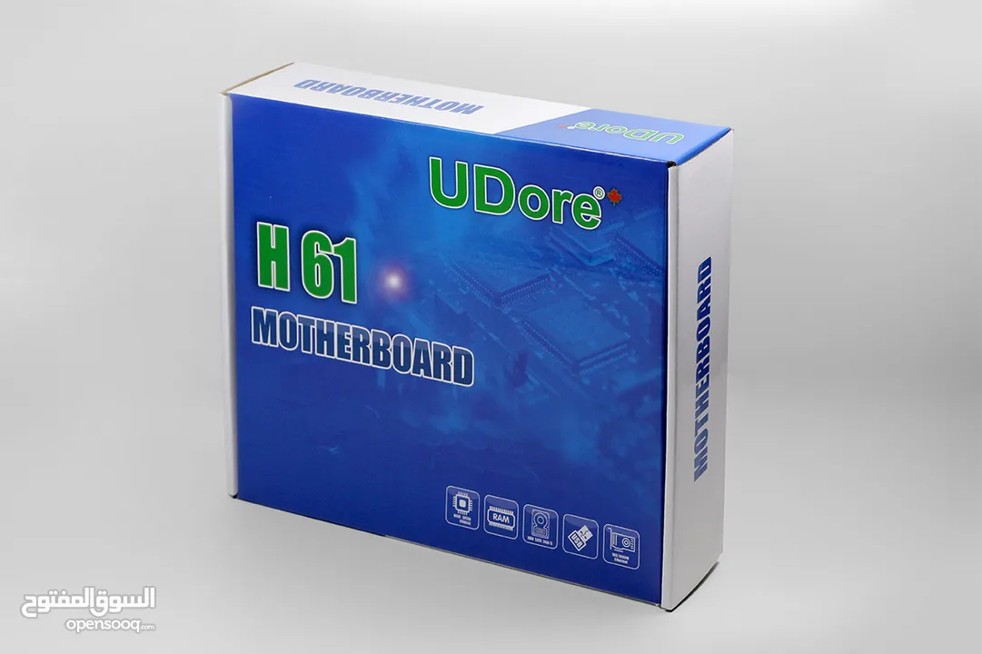 لوحة ام كمبيوتر مذر بورد يودور udore motherboard H61 3RD Gen Speed 1333