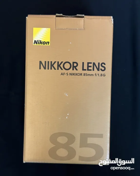 عدسه نيكون 85 1.8  Lens Nikon f 1.8