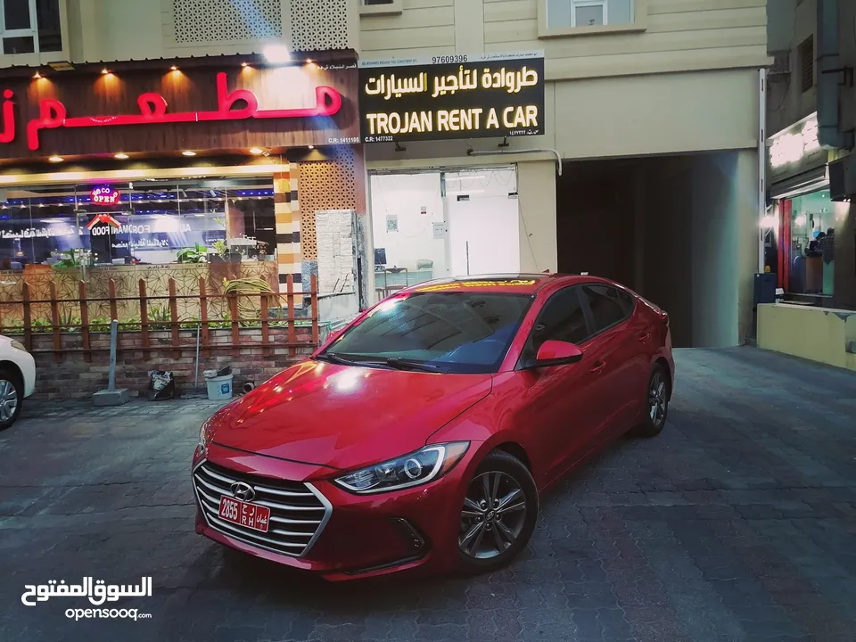 هيونداي النترا 2019 فل اوبشن للايجار -rent a car