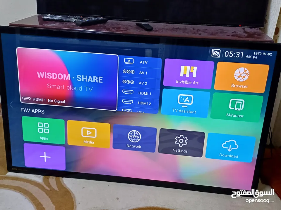 Unbreakable 55 inch 4K smart TV الشاشه ضد الكسر - (233222710) | السوق  المفتوح