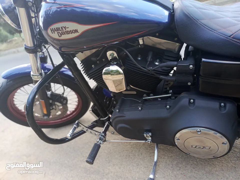 Harley Davidson street bob 2013.1700ccبحاله الوكاله