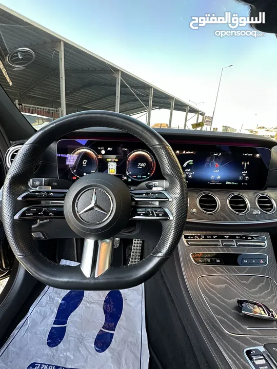 مرسيدس E350 2021 فل اضافات اعلى صنف بانوراما وارد المانيا لون فيراني مميزة