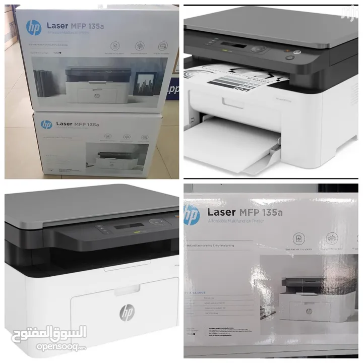 طابعة HP بأفضل جودة وأقل الأسعار 3 في 1  Print/Scan/Copy laser MFP 135a PRENTER 