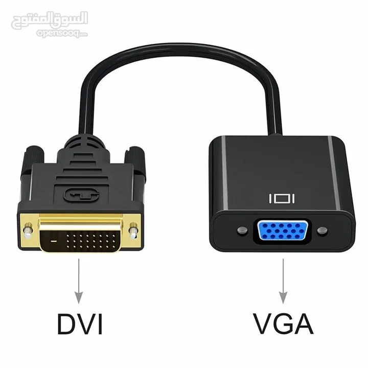 DVI-D Male (24+1 pin) to VGA Female