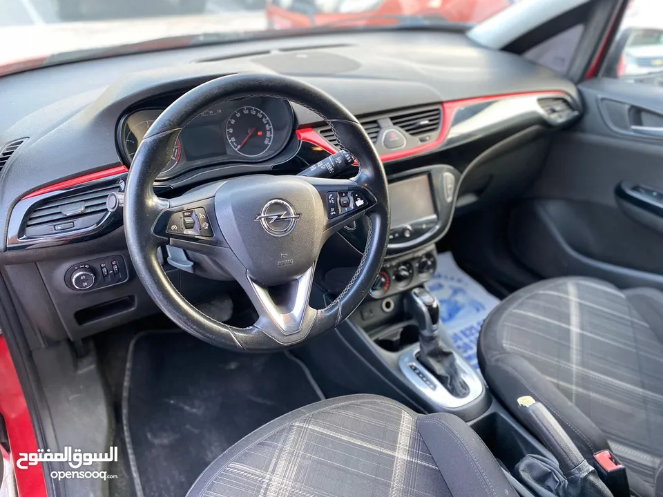 اوبل كورسا 2015 احمر خليجي Opel Corsa 2015, Gulf red