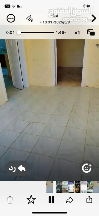 بسبب السفر شقه ارضي للبيع 3 غرف نوم و2وصالونين و 3حمامات و2 ومطبخين وحديقه صغير 3-4م داخل المنزل في