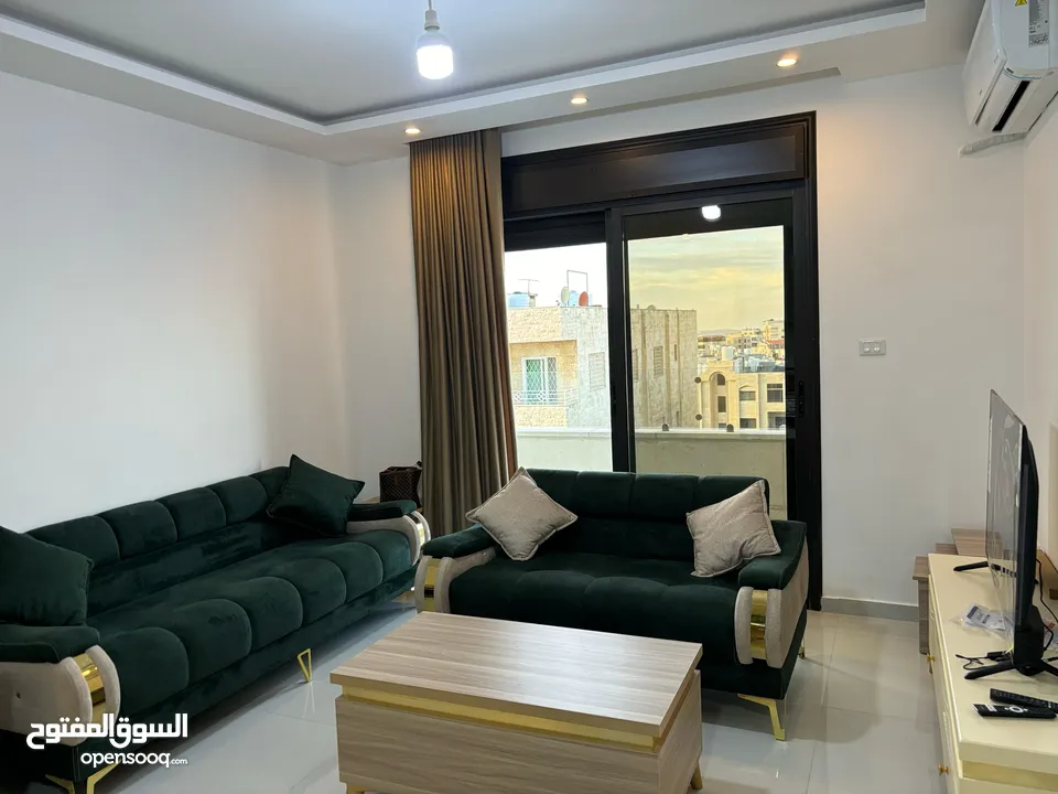 شقة مفروشة جديدة  فاااخرة للإيجار - ضاحية الرشيد - 82 م // أسبوعي - شهري - سنوي