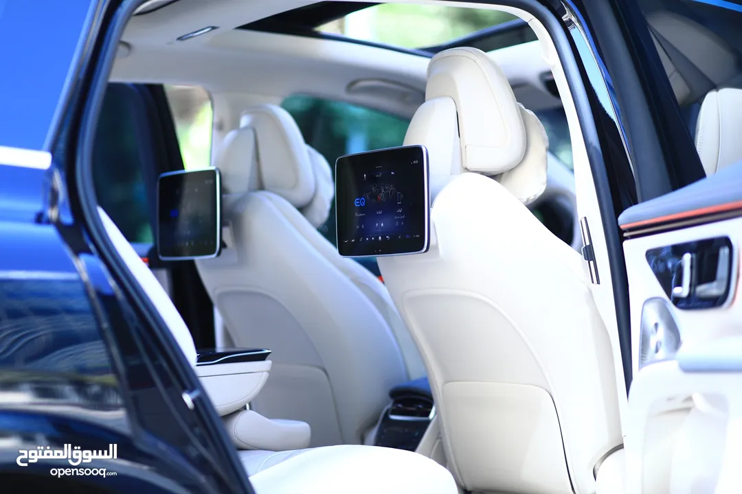 للبيع  مرسيدس MERCEDES EQS 580 SUV 4MATIC  موديل 2023  كهربائية بالكامل  7 مقاعد  فل كامل