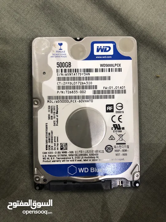 هاردسك مستعمل 500GB اقل من سعر السوق ب 8 ريال بس وبحالة الوكاله