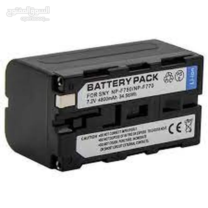Gigital Video Battery  بطاريات كاميرات واضاءة تصوير F750/F770  F550/570  وشاحن بطاريات للنوعين
