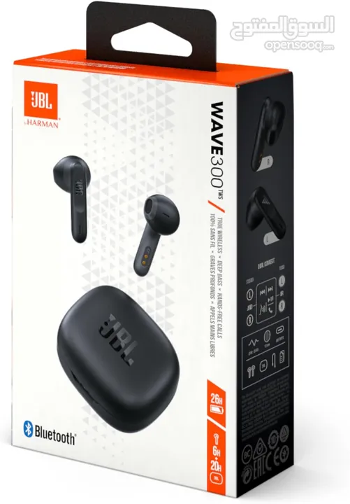 سماعات بلوتوث أصليه JBL Wave 300 TWS بسعر ممتاز