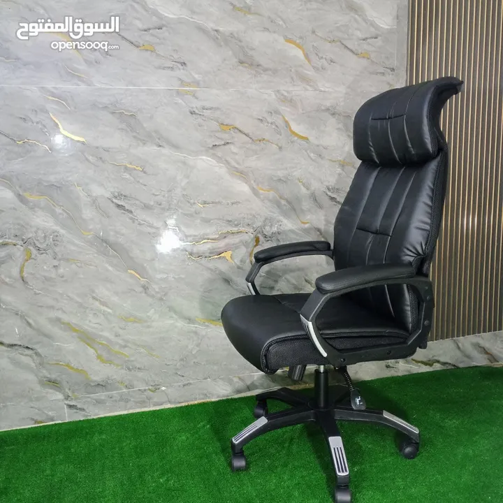 كرسي مدير مستورد مميز بالجودة و الشكل جك ايطالي عجال ربر كفالة حقيقيه للشركات الفخمه و المكاتب