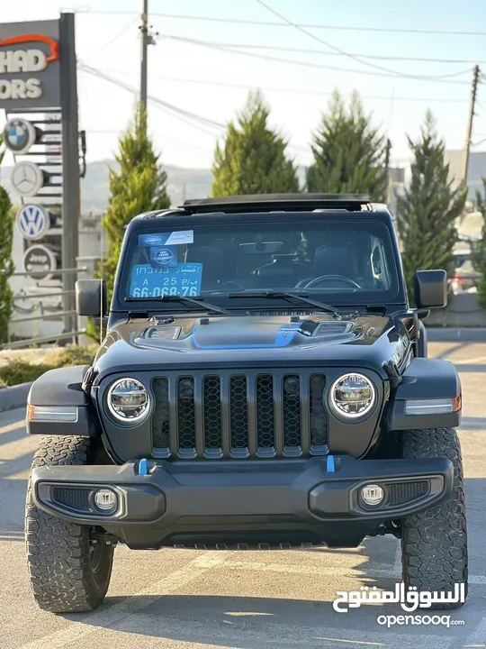 Jeeb rubicon hybrid جيب روبيكون هايبرد  فل اضافات  Plug in hybrid