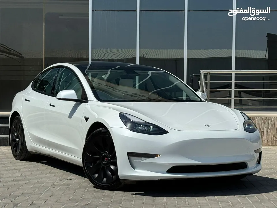 Tesla Model 3 Standerd Plus 2023 تيسلا فحص كامل لون مميز ممشى قليل