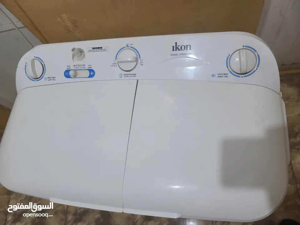 Ikon Semi Auto Washing Machine 5Kg